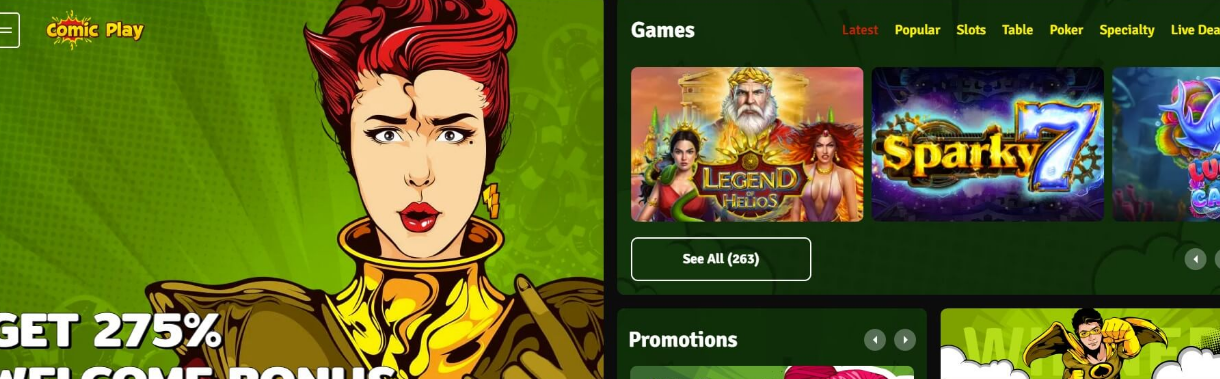 Comic Play Casino Review